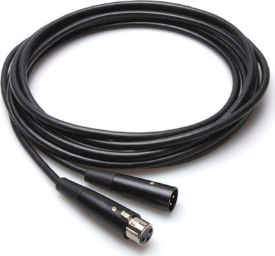 Kabllo audio Hosa MBL-105, 1.5m, me lidhës XLR, e zezë