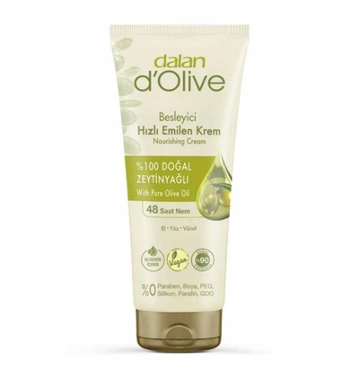 Krem trupi Dalan d'Olive Vegan, me vaj ulliri, 250mL