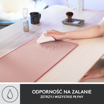 Сет додатоци Logitech Studio Series подлога за глушец DARKER ROSE и Brio 100, подлога од ткаенина, камера Full HD, темно розова