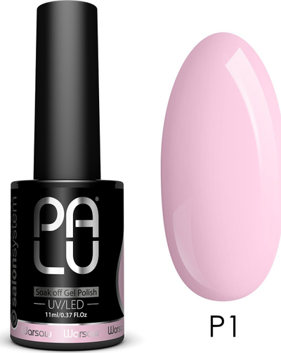 Llak xhel Palu Warsaw P1, UV LED, 11ml, rozë