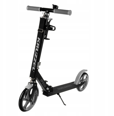 Trotinet Kruzzel Spidoo Gray 25629, rrota 200 mm, alumin, gri
