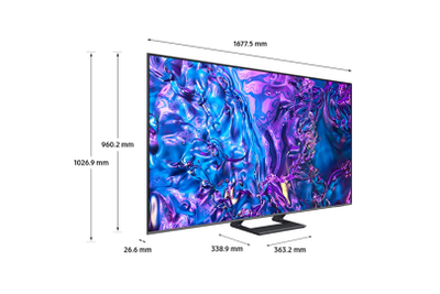 Телевизор Samsung QE75Q77DATXXH, 75\", 4K Смарт, сребрен