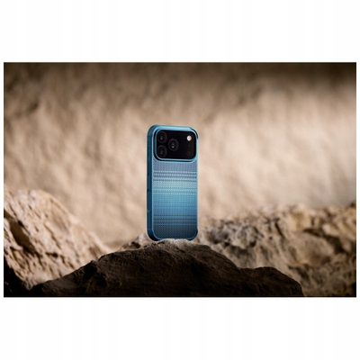 Mbulesë telefoni Pitaka ProGuard për iPhone 17 Pro Max, MagSafe, blu
