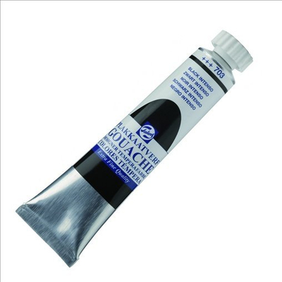 Bojë gouache Talens Extra Fine, 20 ml, Black Intenso, e zezë