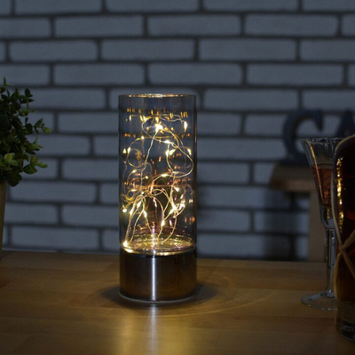 Dekorim xhami me fije ndriçuese Retlux RXL 360, LED, e bardhë e ngrohtë