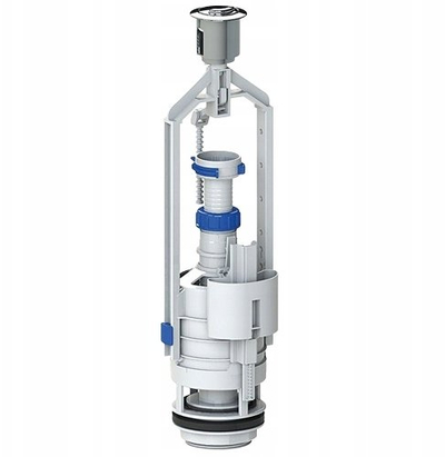 Set valvulash depozite WC universal, shkarkim 3/6L, valvul mbushëse 1/2" dhe 3/8"