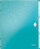 Dosje me kapëse elastike Leitz WOW, 12 ndarës, A4, ngjyrë turquoise