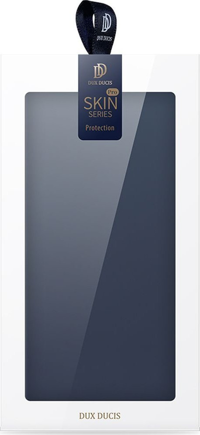 Këse telefoni Dux Ducis Skin Pro për Xiaomi Redmi Note 13 Pro 5G, me mbajtëse karte, funksion stand, blu e errët