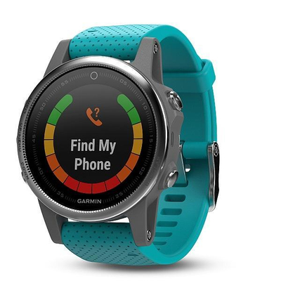 Orë dore Garmin Fenix 5S Blue band