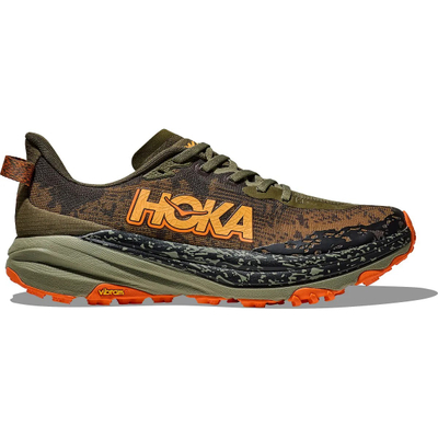 Atlete trail Hoka Speedgoat 6 për meshkuj, të gjera, Vibram Megagrip, jeshile