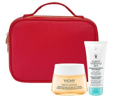 Set kujdesi ndaj lëkurës Vichy - krem dite Neovadiol 50 ml + emulsioni për heqjen e grimit 3 in 1 Purete Thermale 100 ml