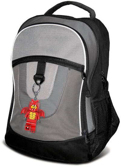 Vorrëse çelsash LEGO Dragon Suit Guy, figurë me dritë LED, 3\"