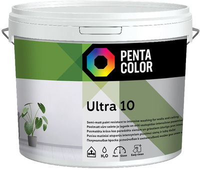 Bojë murale Pentacolor EMUL PAINT ULTRA 10, 10L, e bardhë