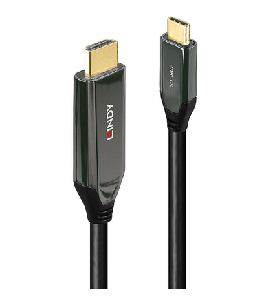 Kabllo Lindy USB C në HDMI, 3 m, e zezë