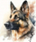 Set mozaik me diamante Norimpex Diamond Mosaic German Shepherd, pikturë DIY