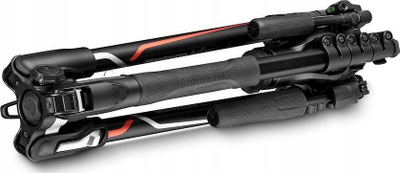 Tripod Manfrotto Befree 3 Way Live MKBFRLA-3W, kokë fluide me 3 drejtime, për kamera Sony, ngjyrë e zezë