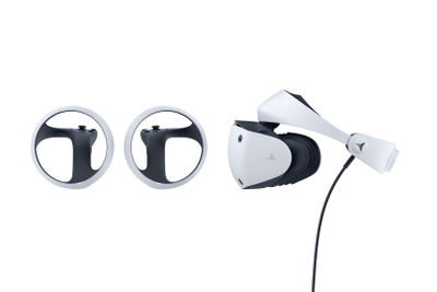 Set PlayStation VR2 dhe Horizon Call of the Mountain, i bardhë