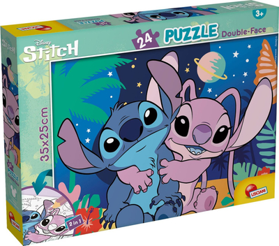 Puzzle Lisciani Lilo &amp; Stitch, 24 copa, 35 x 25 cm, shumëngjyrësh
