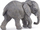 Figurë lodër Papo Young African Elephant, 7 cm, plastikë, gri