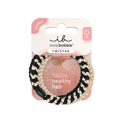 Llastikë për flokë Invisibobble Twistar Classical, 3 copë