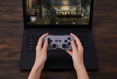 Контролер 8BitDo SN30 Pro, Безжичен, сив