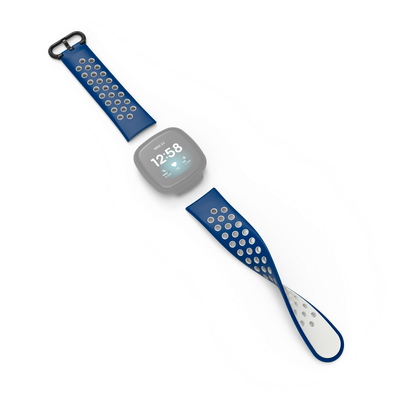 Rrip Hama, për FitBit Versa 3 & 4, Sense, Sense 2, i kaltër i errët