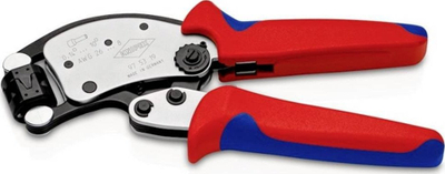Presa krimpuese Knipex Twistor T 97 53 19, vetërregulluese, 200 mm, metalike