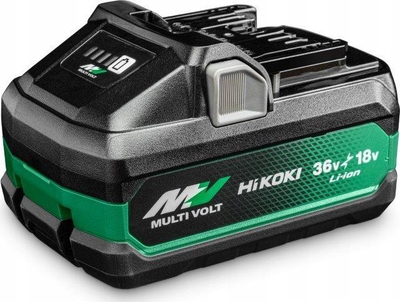 Bateri për vegla HiKOKI BSL36B18X, 18V 8Ah, 36V 4Ah, e zezë jeshile