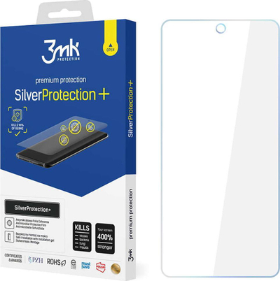 Folie mbrojtëse 3MK Silver Protect+ për Xiaomi Redmi Note 11S 4G, antibakteriale, me montim me xhel, transparente