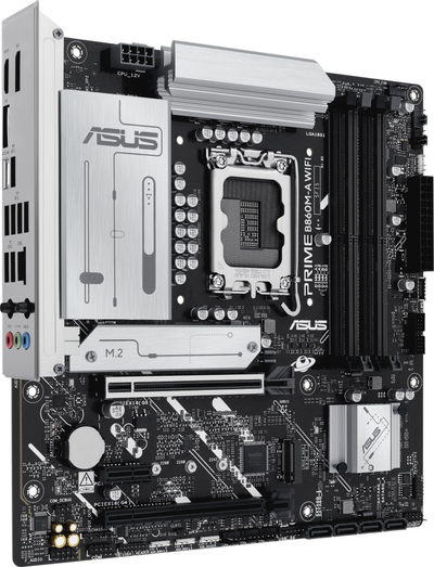 Pllakë amë ASUS PRIME B860M A WIFI, Intel B860, mATX, me WiFi