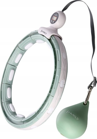 Hula hoop magnetik HMS HHM15, me pesha dhe numërues, i rregullueshëm
