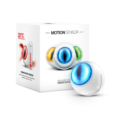Senzor lëvizjeje Fibaro Motion Sensor FGMS-001, matje temperature, matje drite, i bardhë