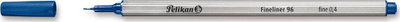 Set stilolapsash fineliner Herlitz Pelikan Fineliner 96, me majë të hollë, 10 copë, blu