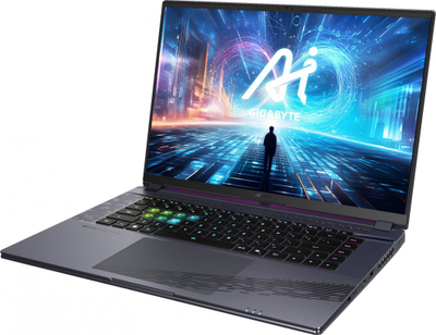 Laptop Gigabyte Aorus 16X ASG 2024, 16", Intel Core i7, 32GB RAM, 1TB SSD, NVIDIA GeForce RTX 4070, i zi