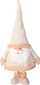 Figurë dekorative Santa, 112cm, këmbë teleskopike, ari krem