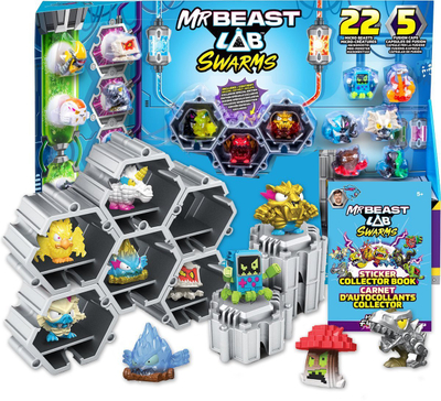 Set figurina MRBEAST LAB Swarms S3 Fusion Chaos Pack, pako për koleksion, shumëngjyrëshe