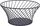 Shportë për fruta Excellent Housewares Loft, 26x12cm, e zezë