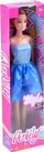 Kukull Anlily princeshë, flokë të gjata, 30 cm, fustan blu