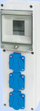 Kuti shpërndarëse Elektromet Construction RSE-01, 4 module, 3x16A 2P+E, IP54