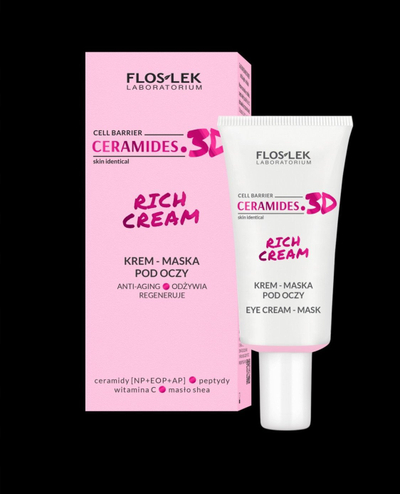 Krem për sy Floslek Ceramides 3D, maskë e pasur, 30ml