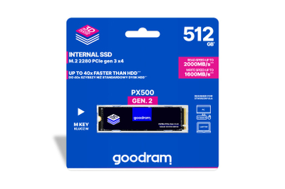 Disk SSD GoodRam PX500 Gen.2, 512GB, M.2