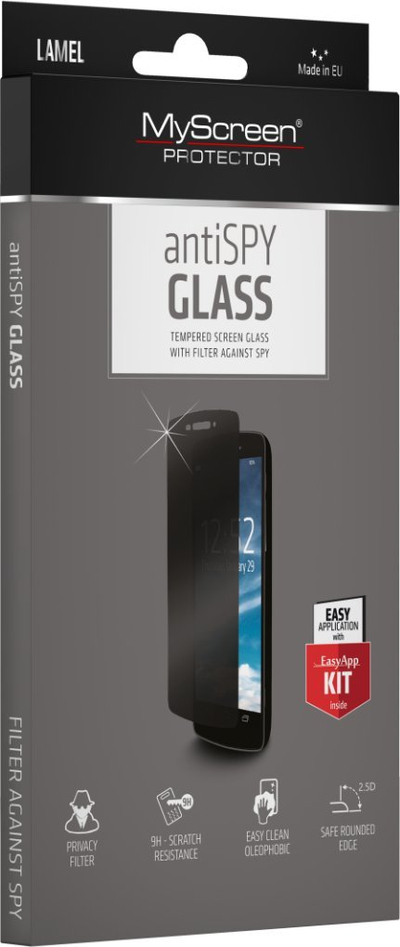 Xham mbrojtës MyScreen AntiSPY DIAMOND GLASS për Samsung Galaxy S20 FE, me filtër privatësie, transparent