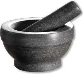 Havan kuzhine Kesper, granit, 16 cm, i zi