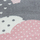 Tapet loje Carpet Clouds Pink, 160x230 cm, shumëngjyrësh