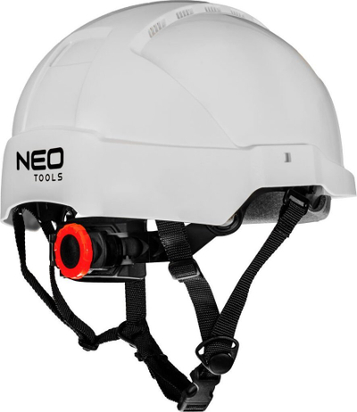 Helmetë pune Neo, për punë në lartësi, ABS, e bardhë
