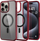 Mbulesë telefoni Spigen Ultra Hybrid MagSafe, për iPhone 15 Pro, frost deep red