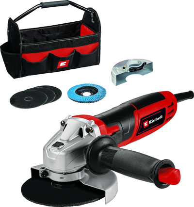 Brusilë këndore Einhell TC-AG 125/850 Kit, 850W, disk 125mm, me çantë