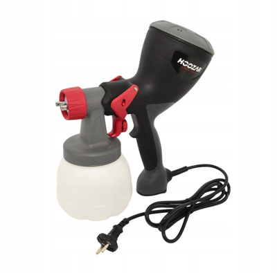 Pistoletë boje Hoozar ProSpray 600W, depozitë 1L, HVLP, e zezë