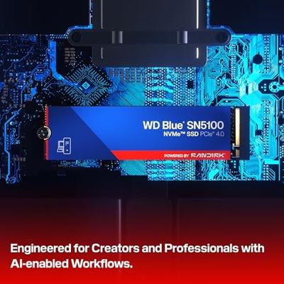 SSD i brendshëm SanDisk WD Blue SN5100, M.2 2280, 2TB, PCIe 4.0 x4
