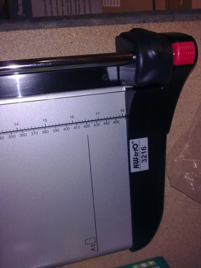 Prerëse letre KW-TRIO 13216, format A3, 7 fletë, gri